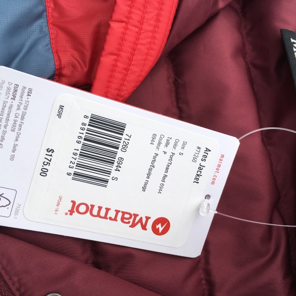 Marmot Ares Jacket 71260 small puffer jacket - Picture 5 of 8